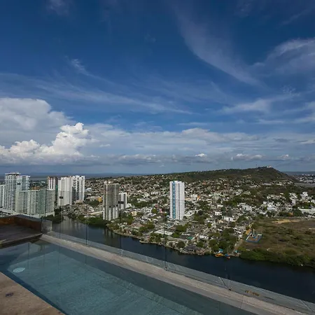 Cabrero Centro Tropical - Con Vista Al Mar Apartamento Cartagena