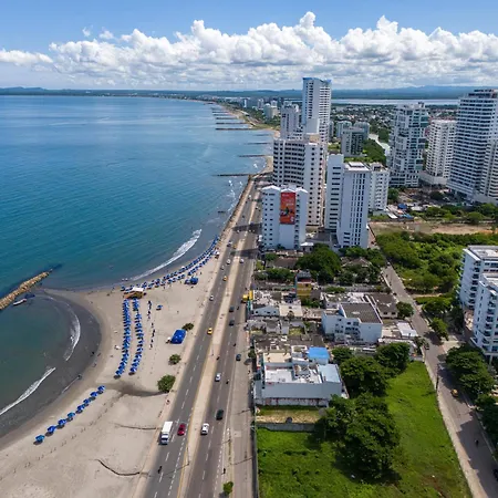 Apartamento Cabrero Centro Tropical - Con Vista Al Mar Cartagena